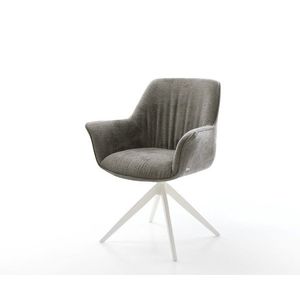 Jedálenská stolička Keila-Flex s opierkami bouclé mäkký tmavobéžová vyobraziť