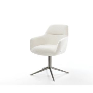 Jedálenská stolička Pejo-Flex bouclé mäkký béžová podstava grafitová vyobraziť