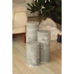 Súprava sviečok (3 kusy) Dev Sutun - Khaki vyobraziť