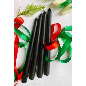 Candle Set (4 Pieces) Premium Christmas 4 - Black vyobraziť