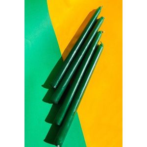 Candle Set (4 Pieces) Premium Christmas - Green vyobraziť