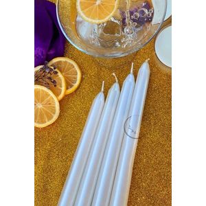 Candle Set (4 Pieces) Premium 4 - White vyobraziť