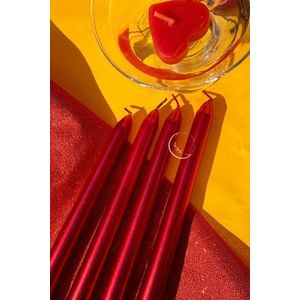 Candle Set (4 Pieces) Premium 4 - Red vyobraziť