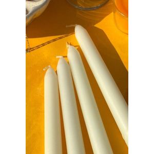 Candle Set (4 Pieces) Premium 4 - Cream vyobraziť