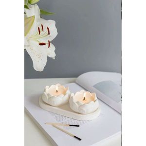 Súprava sviečok (2 kusy) Gold Paint vyobraziť