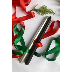 Súprava sviečok (2 kusy) Premium Christmas 2 - Black, Silver vyobraziť