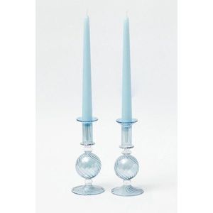 Súprava sviečok (2 kusy) Pastel 2 - Blue vyobraziť