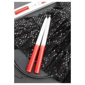 Súprava sviečok (2 kusy) Cizgili Sedefli 2 - Red vyobraziť