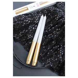 Súprava sviečok (2 kusy) Cizgili Sedefli 2 - Gold vyobraziť