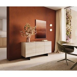 Komoda Cuor 150 cm keramika Laminam® Travertino Bianco krémovo biela 3 vyobraziť