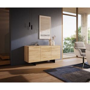 Komoda Cuor 150 cm keramika Laminam® sabbia dubová farba 3 dvierka vyobraziť