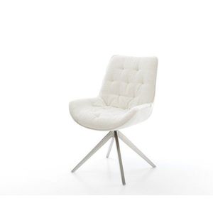 Jedálenská stolička Taimi-Flex bouclé mäkký béžová krížová podstava vyobraziť