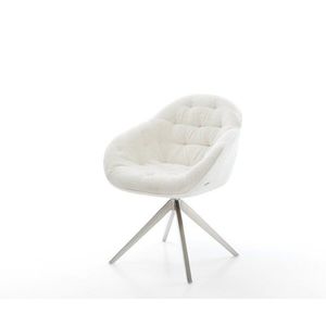 Jedálenská stolička Gaio-Flex bouclé mäkký béžová krížová podstava vyobraziť