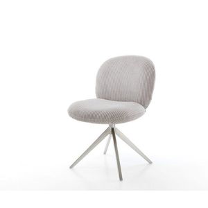 Otočná stolička Nube-Flex Cord Striebornosivý krížový rám široký vyobraziť