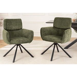 Otočné jedálenské kreslo VENVET 2 ks Dekorhome vyobraziť