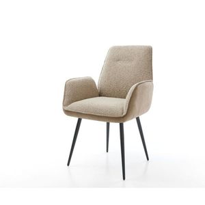 Zoa-Flex jedálenská stolička mix materiálov béžová podnož zúžená vyobraziť