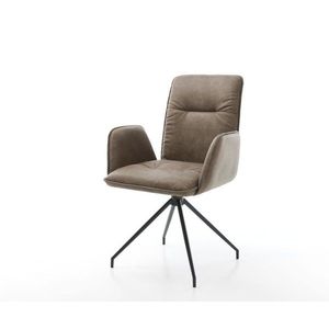 Vinja-Flex otočná stolička taupe vintage krížová základňa zúžená vyobraziť