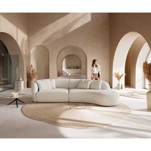 Pohovka Mairi 330x160 cm bouclé krémová biela vyobraziť