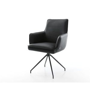 Heira-Flex otočné kreslo s podrúčkami krížová podnož zúžená kovová vyobraziť