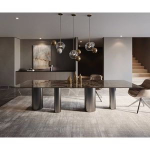 Jedálenský stôl Hrana 300x100 keramická Laminam® Emperador Extra vyobraziť