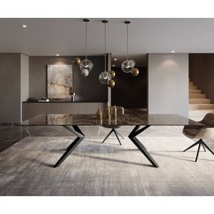 Jedálenský stôl Edge 300x100 keramický Laminam® Emperador Extra vyobraziť