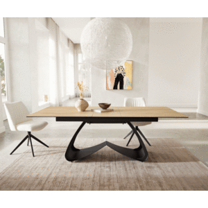 Jedálenský stôl Edge 180-220x100 keramický Laminam® Sabbia Podstava vyobraziť