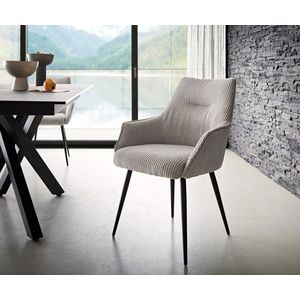 Jedálenská stolička Alja-Flex s kužeľovou základňou kovová čierna vyobraziť