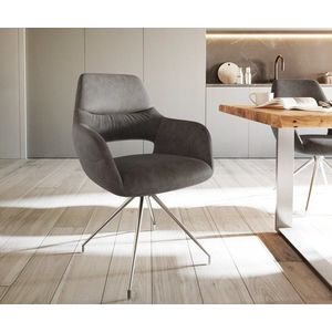 Otočná stolička Yago-Flex s podrúčkami s krížovou základňou zúžená vyobraziť