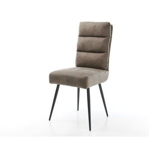 Jedálenská stolička Pela-Flex taupe vintage s kužeľovou základňou vyobraziť