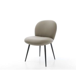 Jedálenská stolička Nube-Flex kužeľovitá kovová podnož čierna pravá vyobraziť