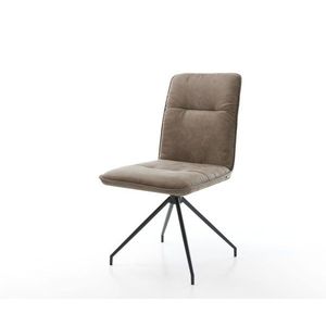 Vinjo-Flex otočná stolička taupe vintage krížová základňa zúžená vyobraziť