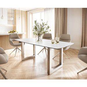 Jedálenský stôl Edge 200x100 cm keramický zaoblený Laminam® vyobraziť