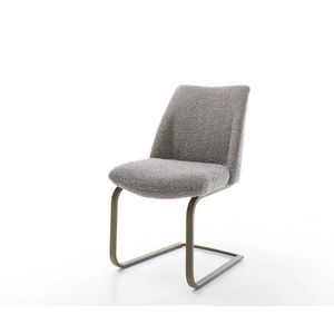 Jedálenská stolička Elso-Flex konzolová základňa plochá kovová bouclé vyobraziť