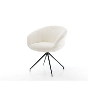 Vinka-Flex otočné kreslo s podrúčkami krížová podnož zúžená kovová vyobraziť