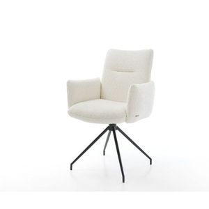 Jova-Flex otočné kreslo s podrúčkami krížová podnož zúžená kovová vyobraziť