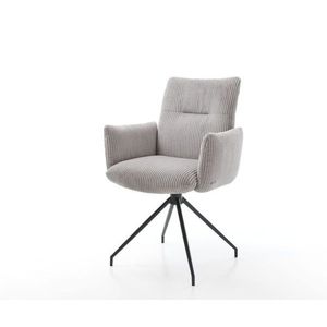 Jova-Flex otočné kreslo s podrúčkami krížová podnož zúžená kovová vyobraziť