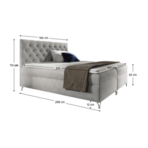 Boxspringová posteľ GUINEVRA 1 Tempo Kondela vyobraziť