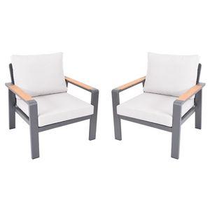 Záhradné kreslo 2 ks ROTTERDAM DUO Rojaplast vyobraziť