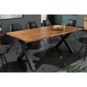 Jedálenský stôl ATHAMÁS akácia 3, 5 cm Dekorhome vyobraziť