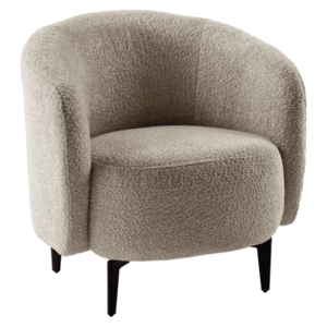 Kreslo PRESO bouclé Tempo Kondela vyobraziť