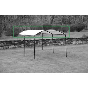 Náhradná plachta na prístrešok 270x490 cm Lanitplast vyobraziť