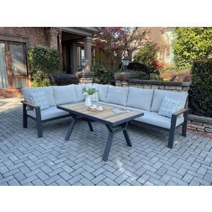 Záhradná rohová sedacia súprava ROTTERDAM Rojaplast vyobraziť