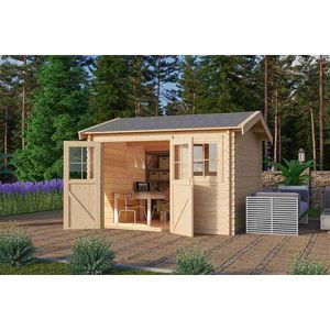Drevený záhradný domček FELSENAU 3 Lanitplast vyobraziť