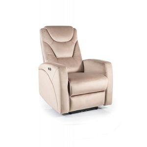 Elektrické polohovacie kreslo KRONOS VELVET Signal vyobraziť