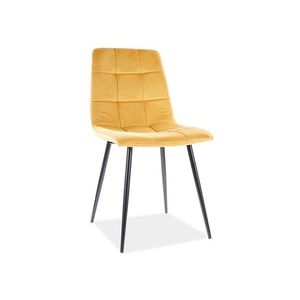 Jedálenská stolička MILA VELVET černá Signal vyobraziť