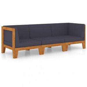 Záhradná pohovka 3 ks NATAŠA Dekorhome vyobraziť