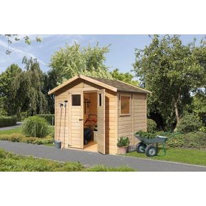 Drevený záhradný domček 245 x 180 cm Dekorhome vyobraziť
