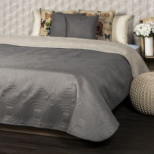4Home Prehoz na posteľ Doubleface taupe/béžová, 220 x 240 cm, 2x 40 x 40 cm vyobraziť