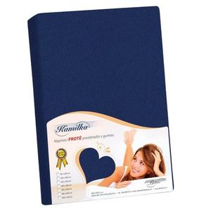 Bellatex Froté prestieradlo Kamilka námornícka modrá, 90 x 200 cm vyobraziť