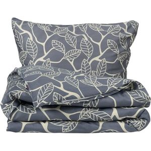 Matex Saténové povlečenie Zlaté listy, 140 x 200 cm, 70 x 90 cm vyobraziť